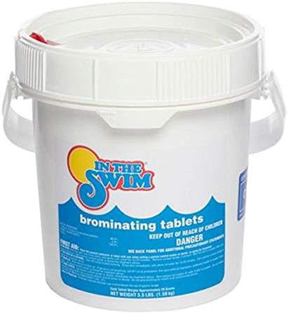 In The Swim Bromine Tablets for Spa, Hot Tubs, or Swimming Pools – 1-inch Brominating Tablets