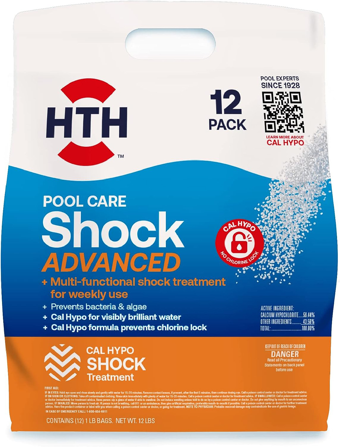 HTH 52037 Swimming Pool Care Shock Advanced, Swimming Pool Chemical