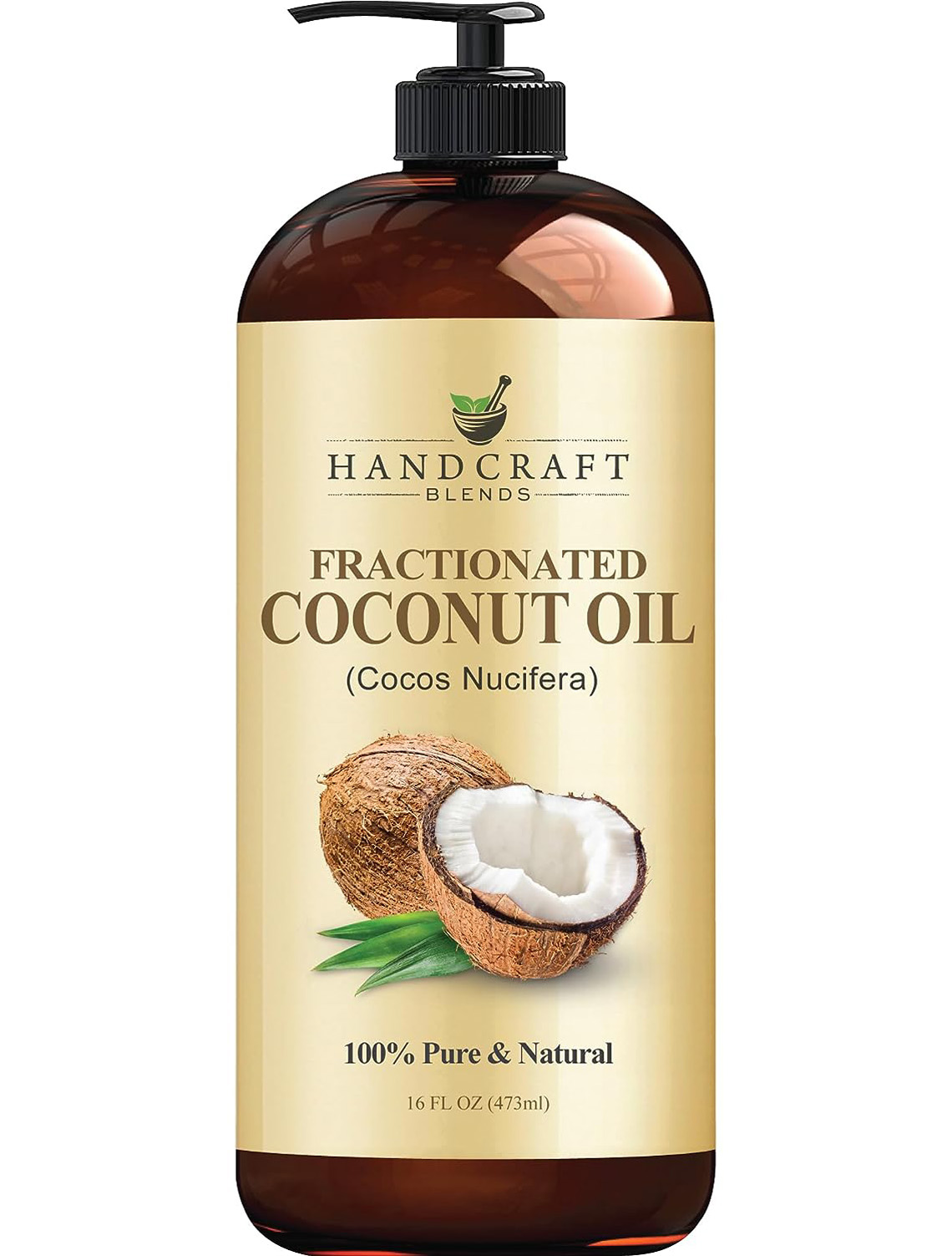Fractionated Coconut Oil – 100% Pure & Natural Premium Grade Coconut Carrier Oil