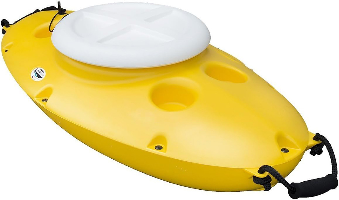 Creekkooler 30 qt Hard Side Floating Cooler, Yellow