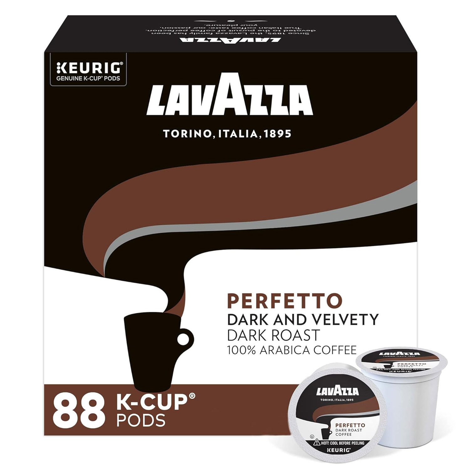 Lavazza Perfetto Single-Serve Coffee K-Cup® Pods for Keurig® Brewer