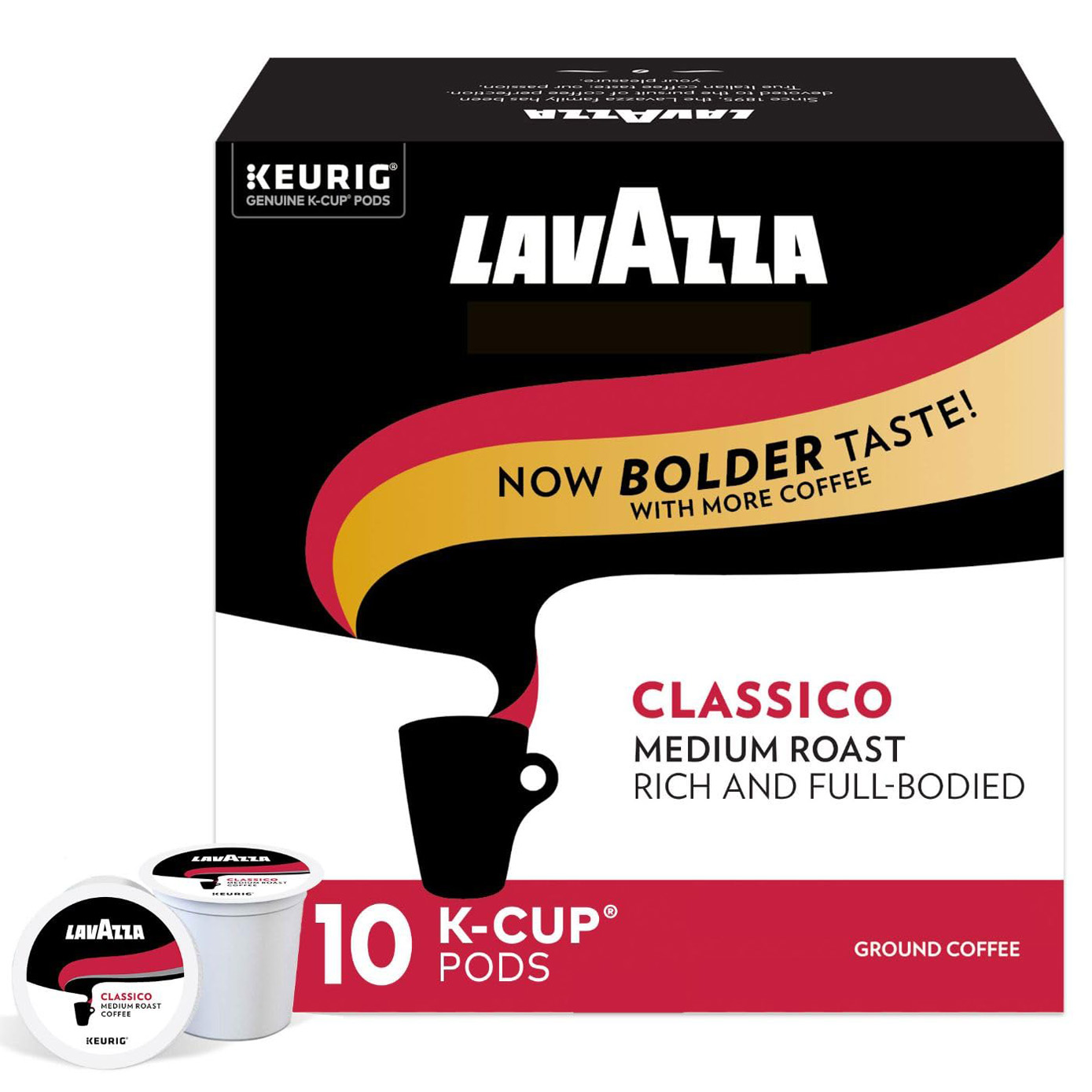 Lavazza Classico Single-Serve Coffee K-Cups for Keurig Brewer
