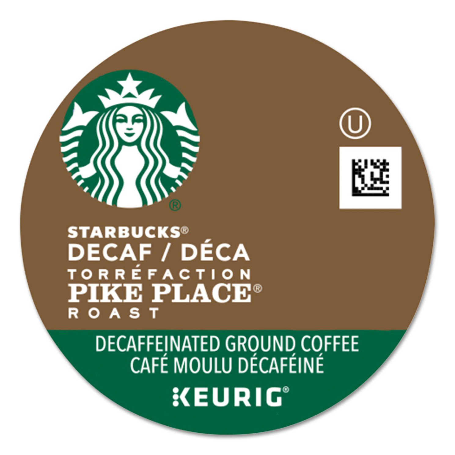 Starbucks K-Cup Coffee Pods—Medium Roast Coffee—Decaf Pike Place Roast—100% Arabica—4 boxes (96 pods total)