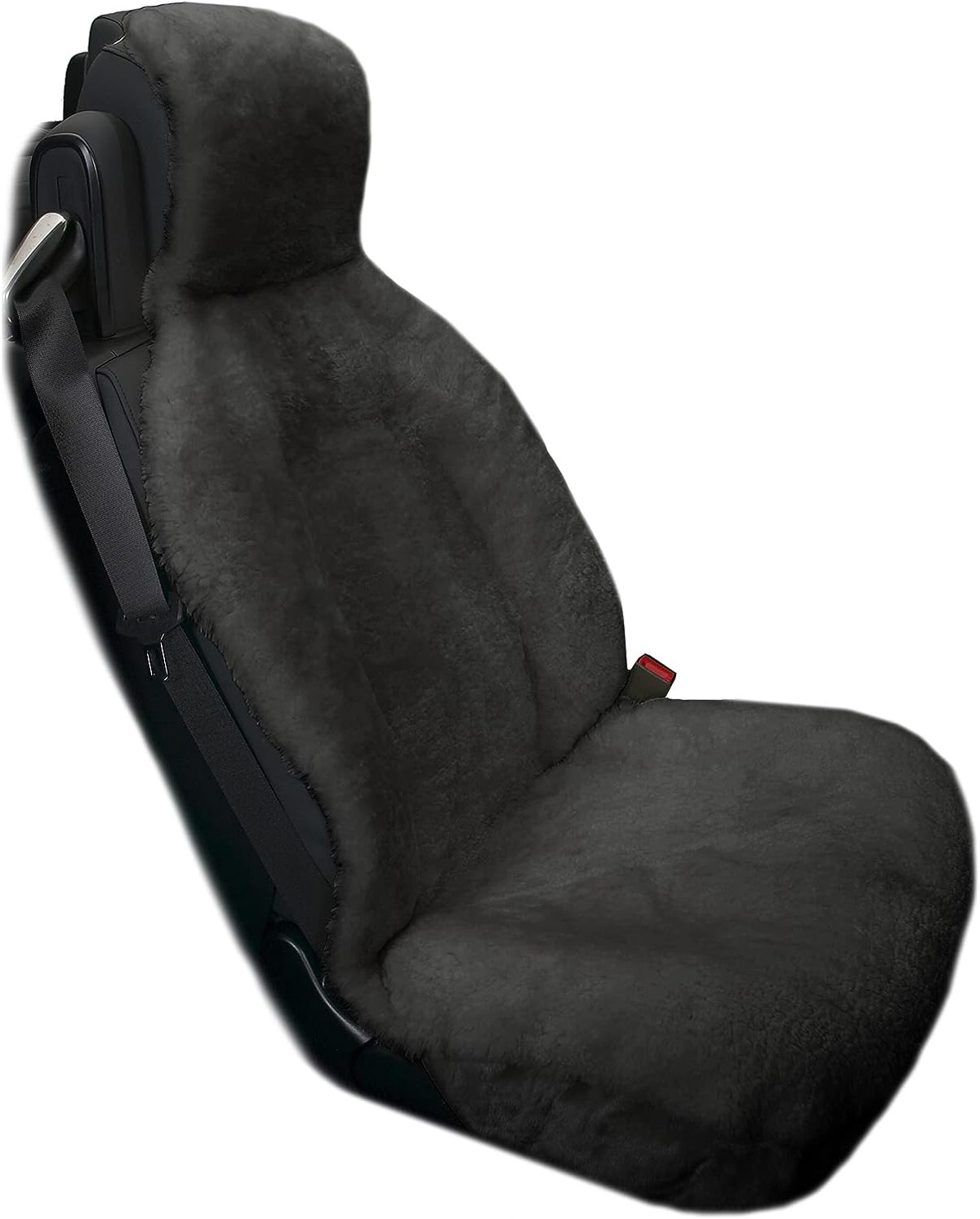 Eurow Genuine Australian Sheepskin Sideless Seat Cover – Gray