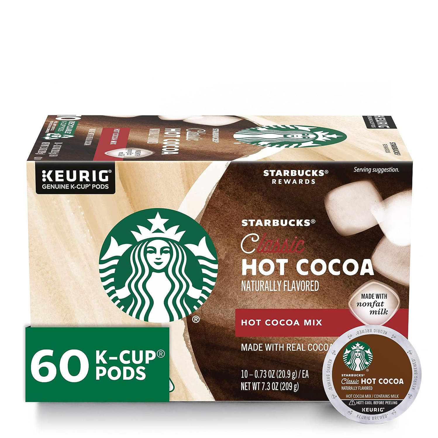 Starbucks Hot Cocoa K-Cup Coffee Pods — Hot Cocoa for Keurig Brewers