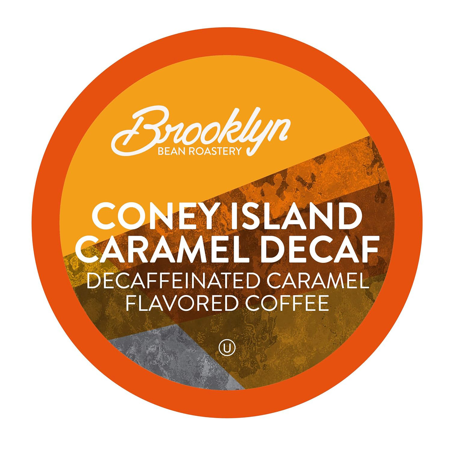 Brooklyn Beans Coffee Pods, Coney Island Caramel Decaf, Compatible with 2.0 Keurig Coffee Pods K Cup Brewers