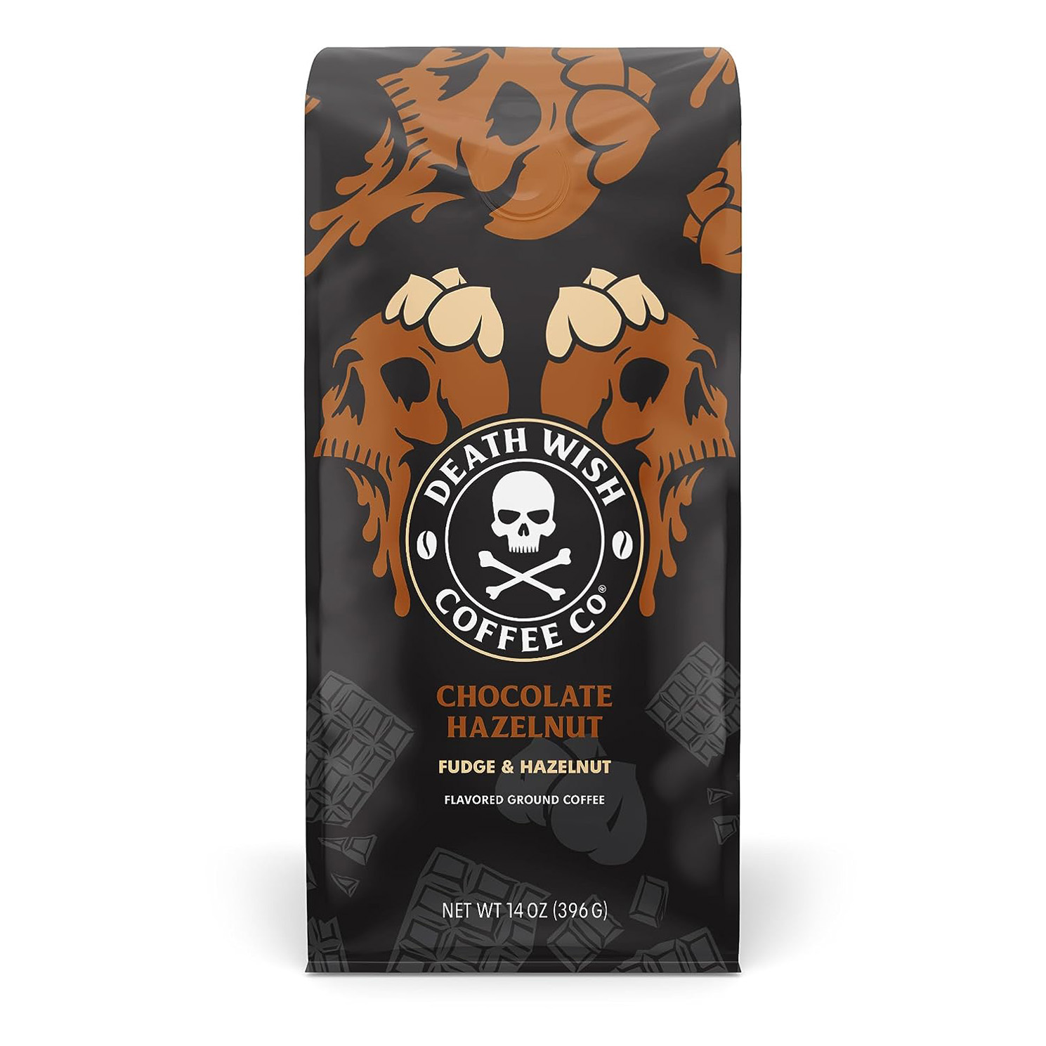 DEATH WISH COFFEE – Chocolate Hazelnut Ground Coffee, Fair Trade