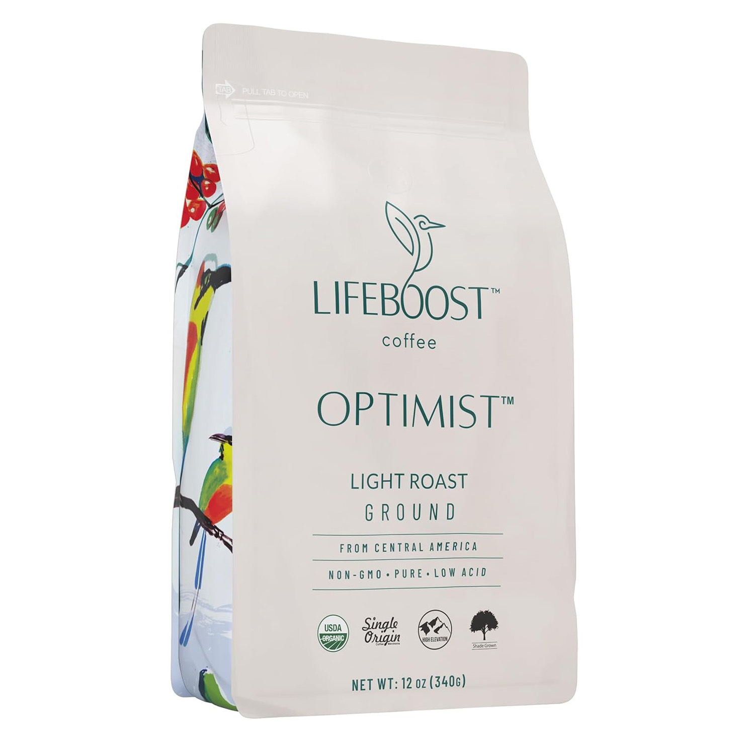 Lifeboost Coffee Light Roast Ground Coffee – Low Acid Single Origin Usda Organic Ground Coffee Beans – Non-Gmo Ground Coffee Light Roast Third Party Tested For Mycotoxins & Pesticides