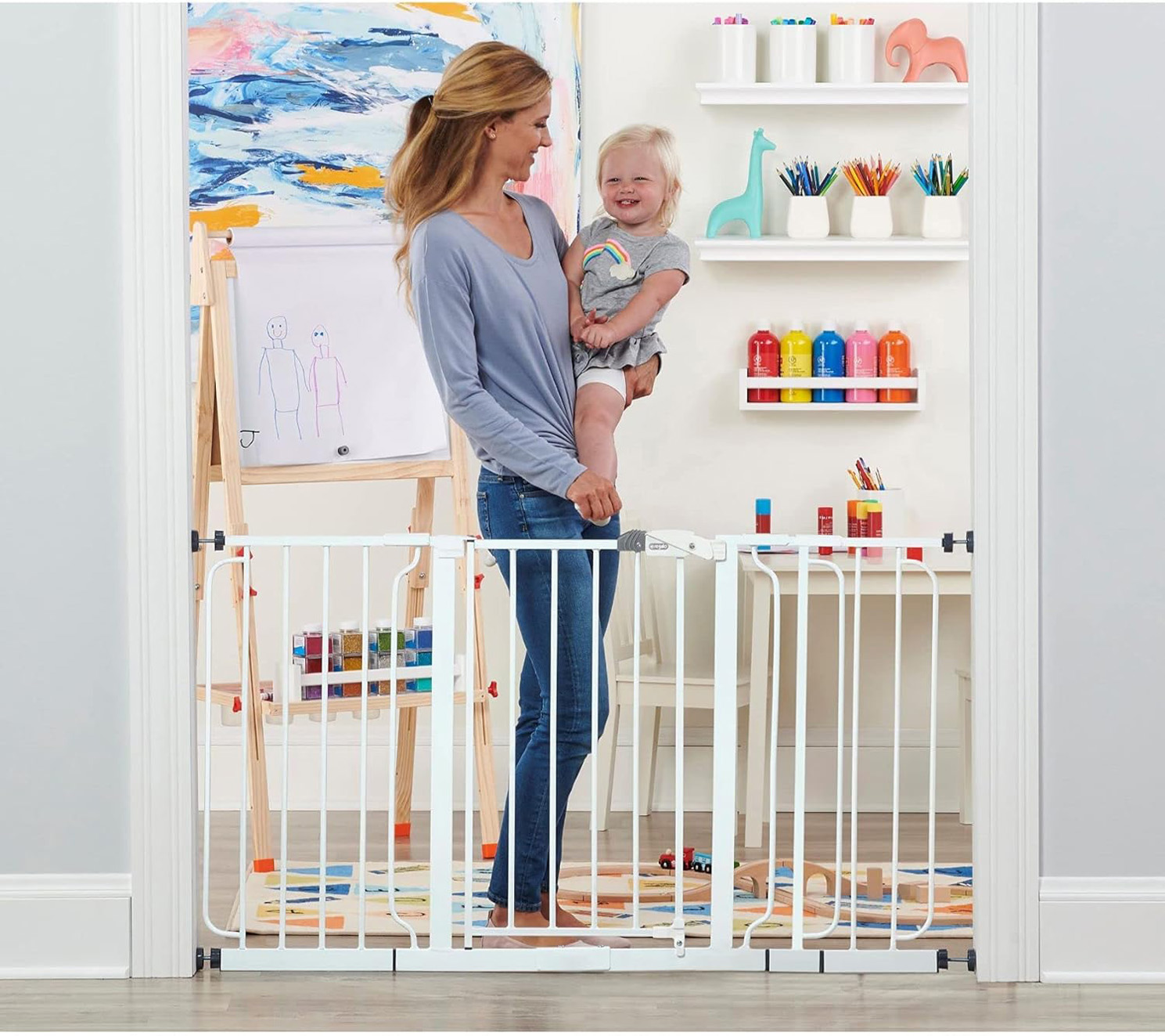 Regalo WideSpan Extra Wide Baby Gate, 29″ – 56″