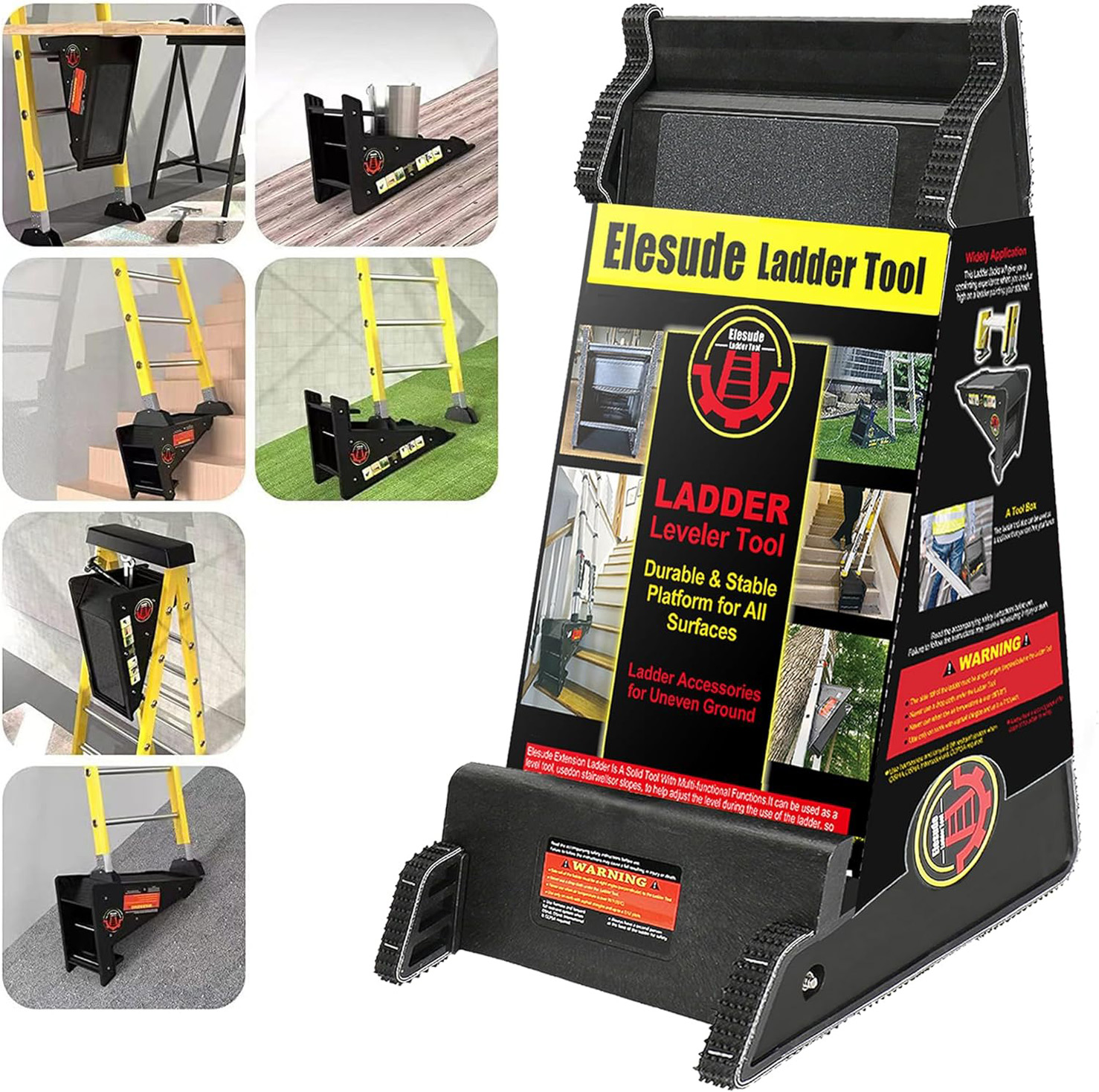 Ladder Leveler,Pitch Hopper, Ladder Stabilizer, Stair Ladder with Storage