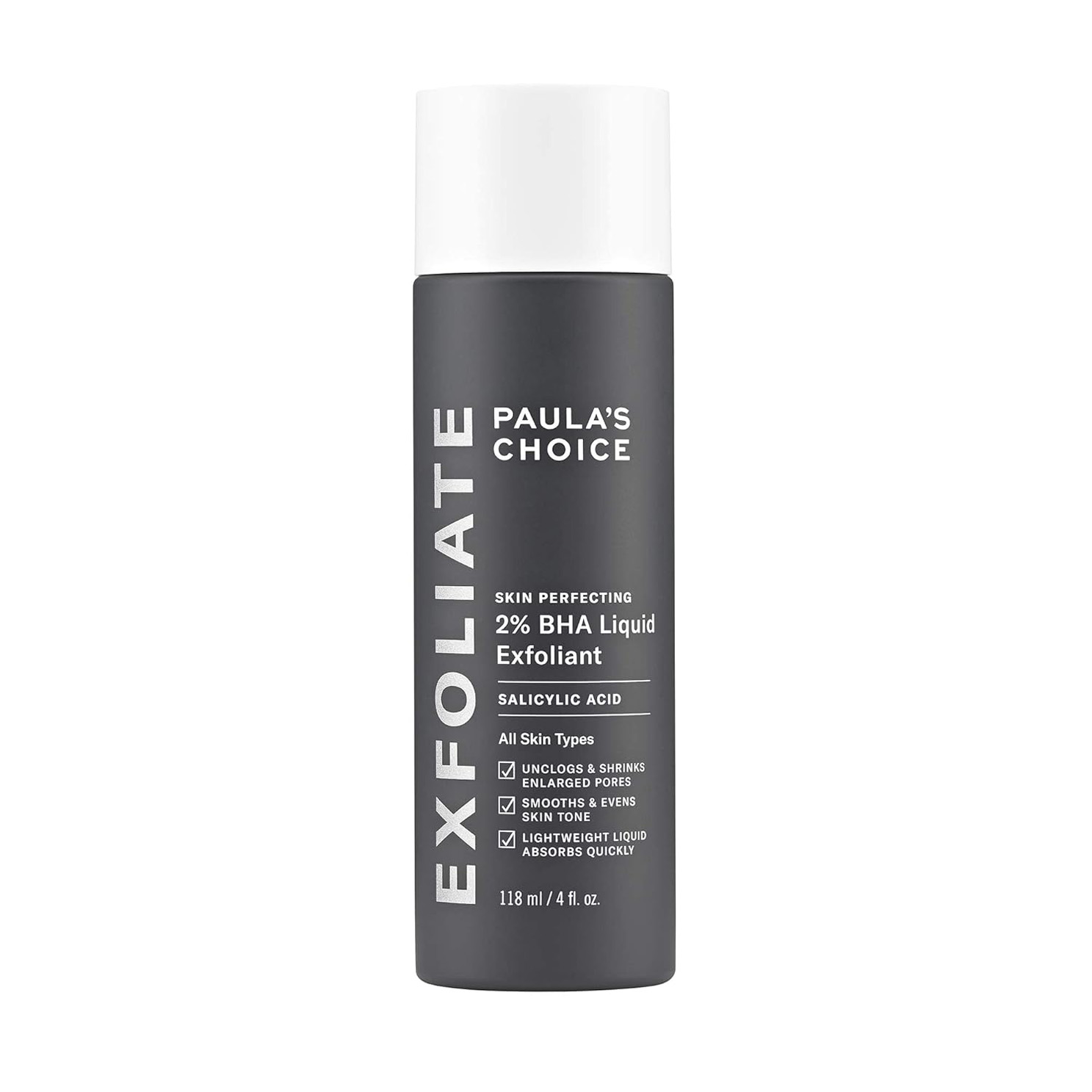Paulas Choice–SKIN PERFECTING 2% BHA Liquid Salicylic Acid Exfoliant–Facial Exfoliant