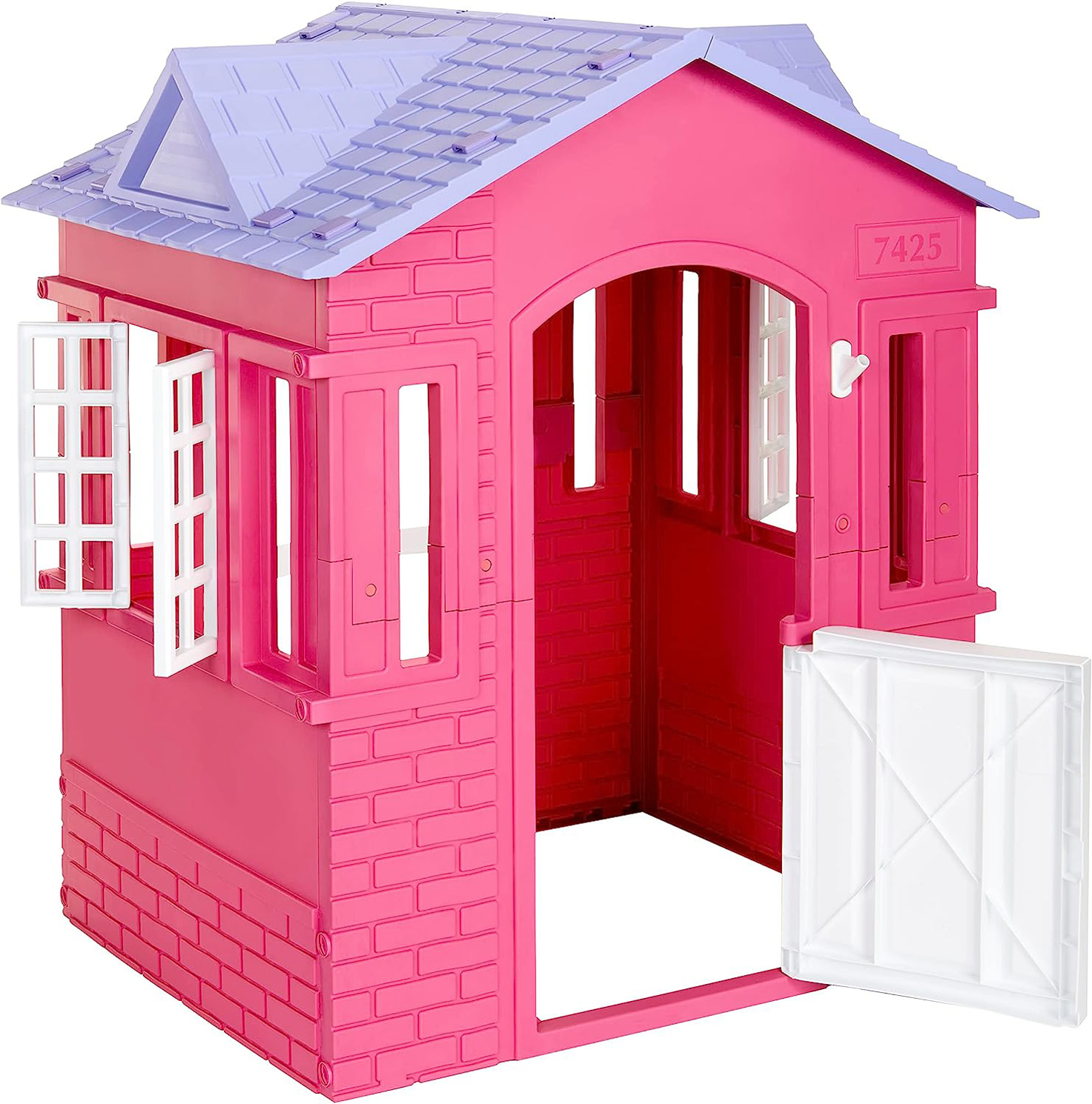 Little Tikes Cape Cottage House, Pink – Pretend Playhouse for Girls Boys Kids 2-8 Years Old