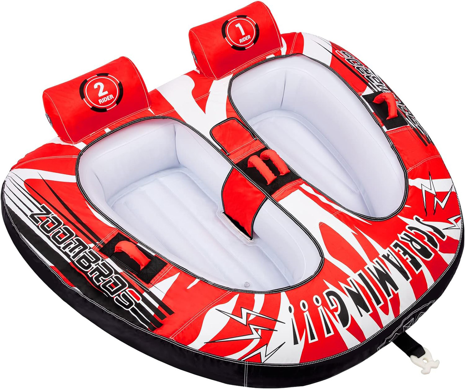 Zoombros Inflatable Towable Tubes for Boating, 2 Persons