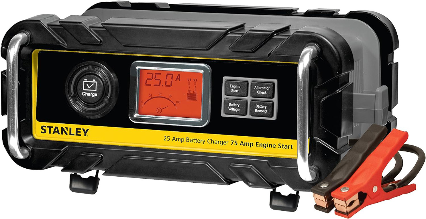 STANLEY BC25BS Smart 12V Battery Charger for Car/Marine Charging