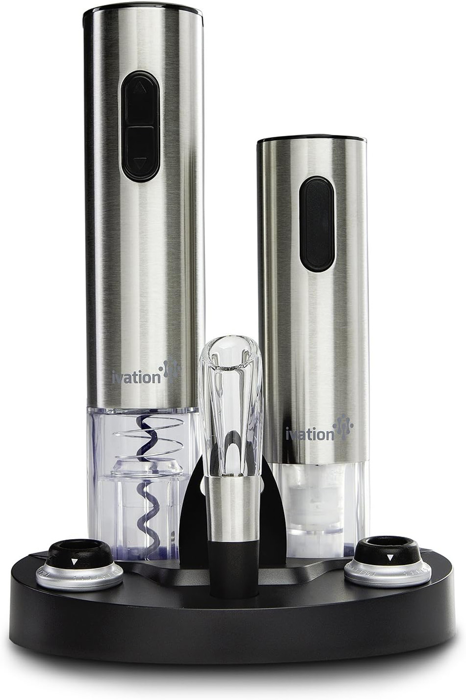 Ivation Wine Gift Set, Includes Stainless Steel Electric Wine Bottle Opener