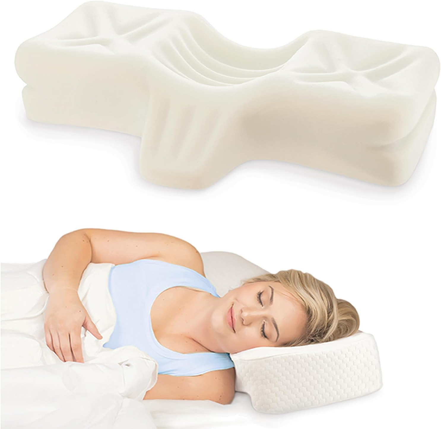 Therapeutica Cervical Orthopedic Foam Sleeping Pillow